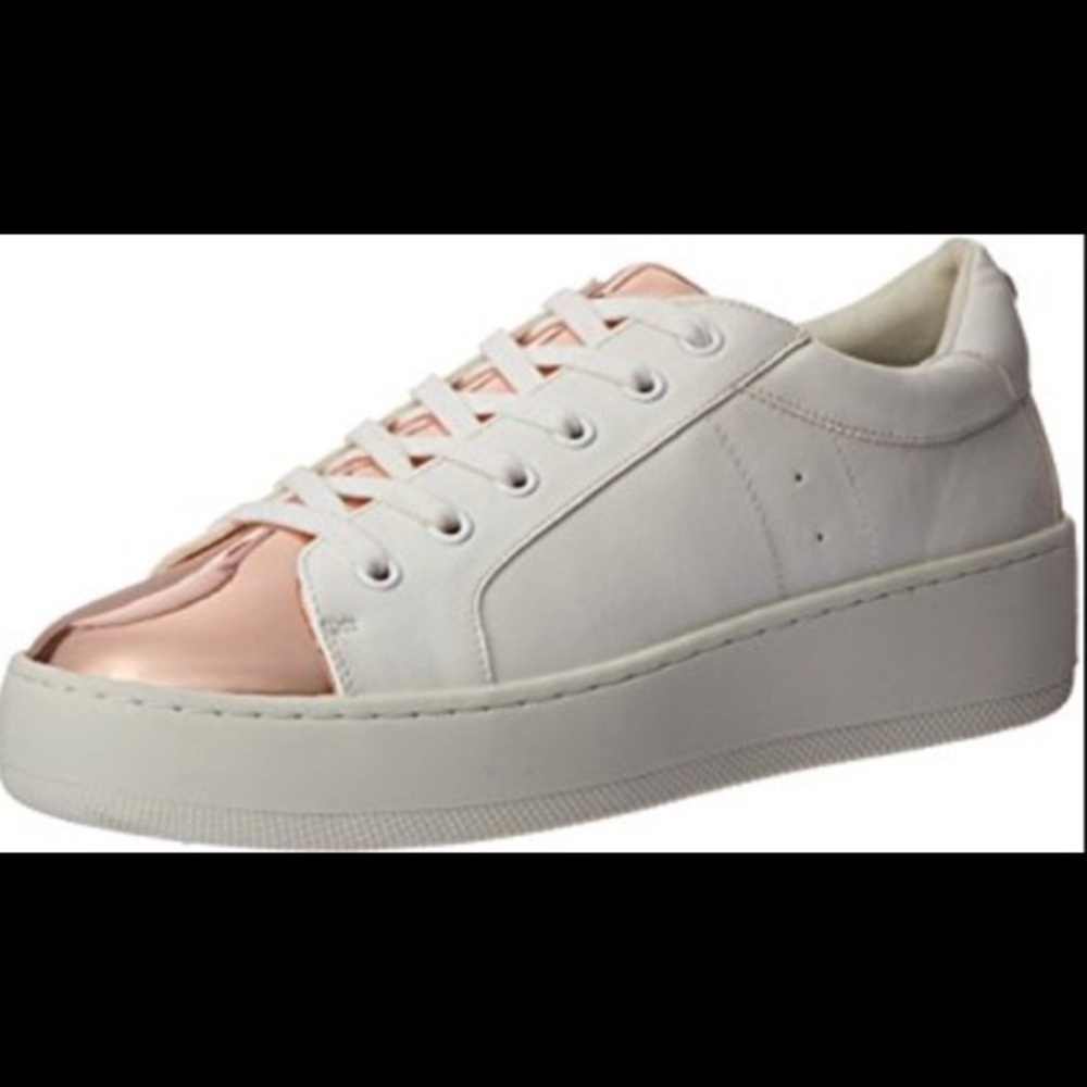 Steve Madden’Bertie’ Metallic Platform Sneakers